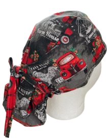 Red Truck Bonnet Style